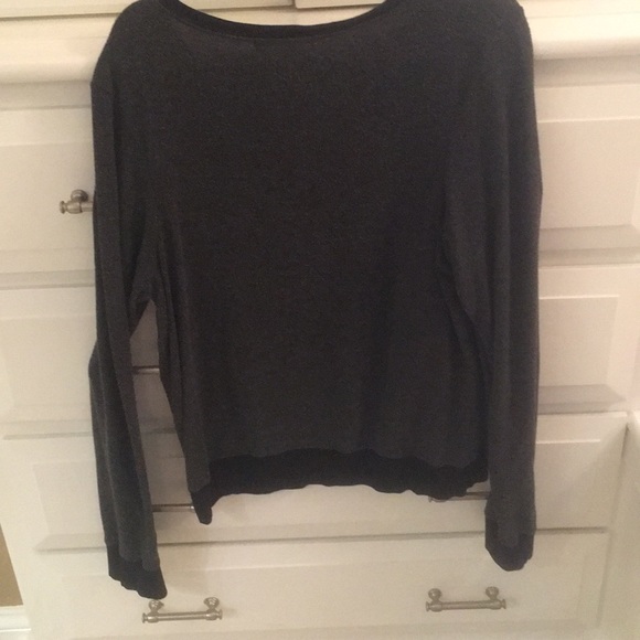 Wildfox sweatshirt romper gray w/ red heart Large - Picture 6 of 6